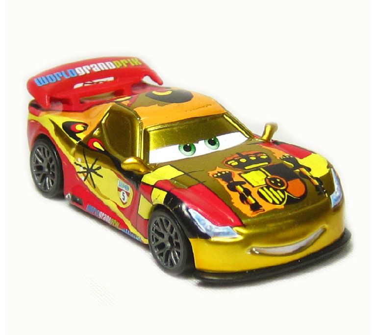 Disney Pixar Movie Cars Toy Car Neon Metallic Finish Miguel Camino Spanish Racer eBay