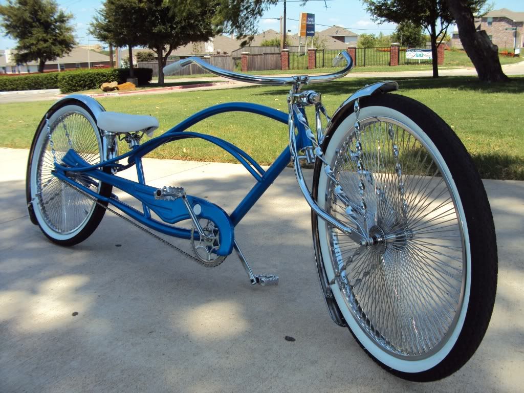 stretched beach cruiser trike