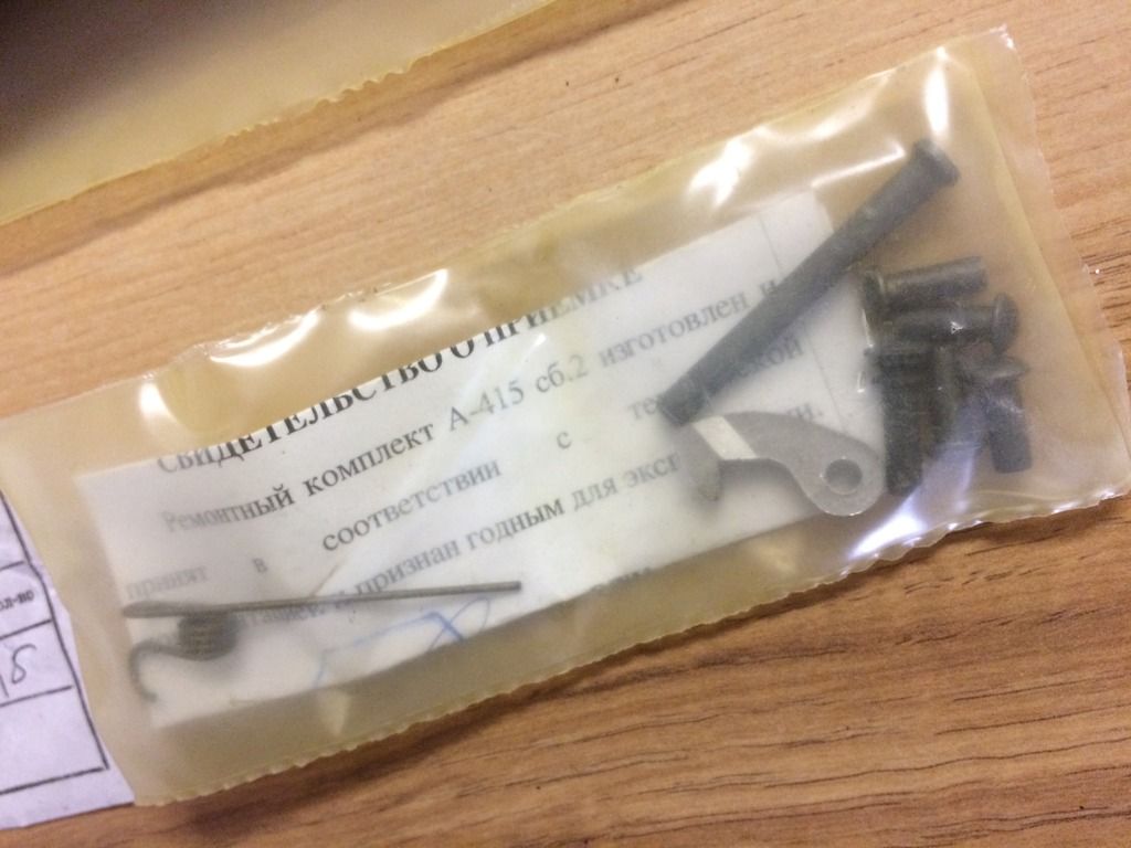 WTS Russian AK 100 AK74M Folding Stock, Trunnion, Hardware, Rivets