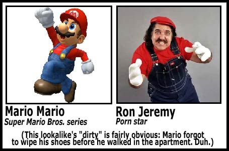 Mario Look alike people person