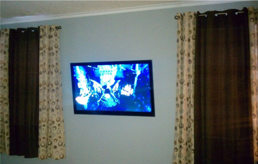New TV Before Finishing Touches