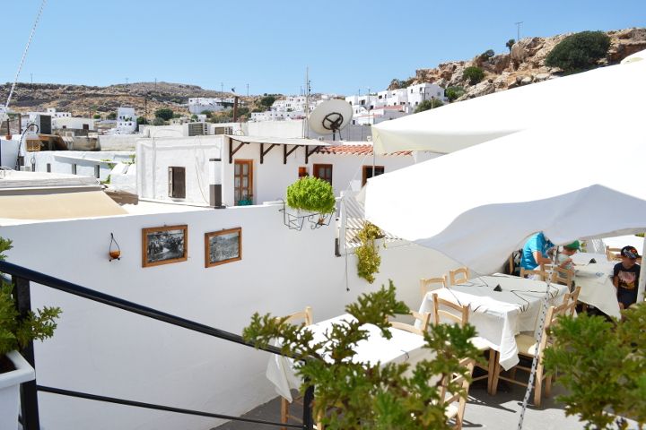 Village House Restaurant Lindos Rhodos Griechenland