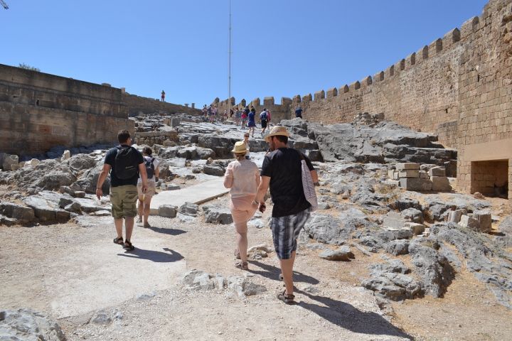Lindos Acropolis Rhodos Griechenland> <br></p><p style=