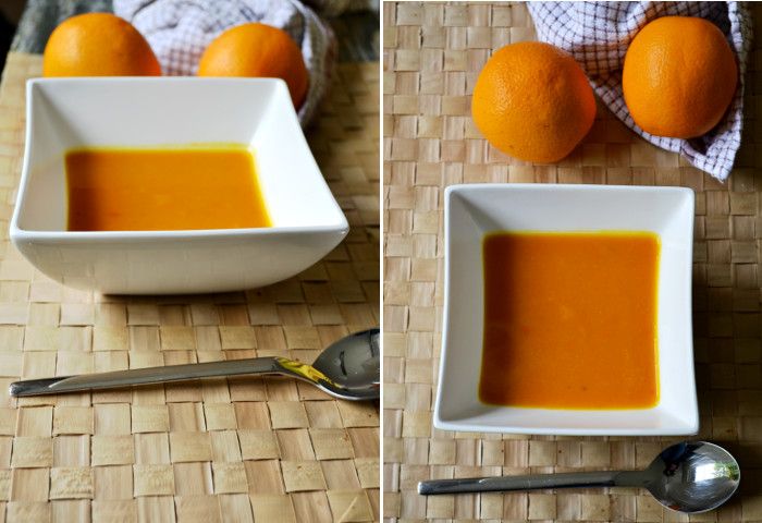 Orangen-Kürbissuppe vegan paleo