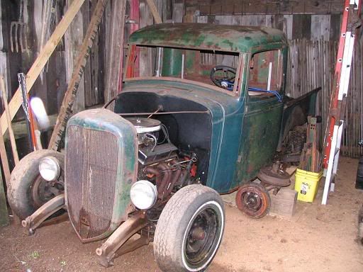 1934 Chevy RatRod pickup exOregon State dump truck has