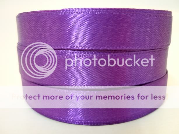 PURPLE FIRE 1/2 INCH 39 YARDS SATIN RIBBONS  